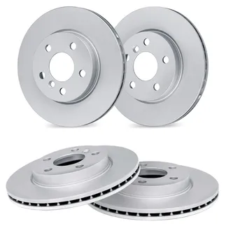 R1 Concepts WJPN2-02013 Carbon Alloy Slotted Only Brake Rotor Set